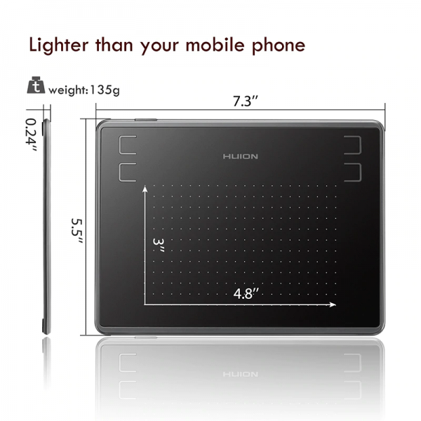 huion h430p Graphics Tablet 4