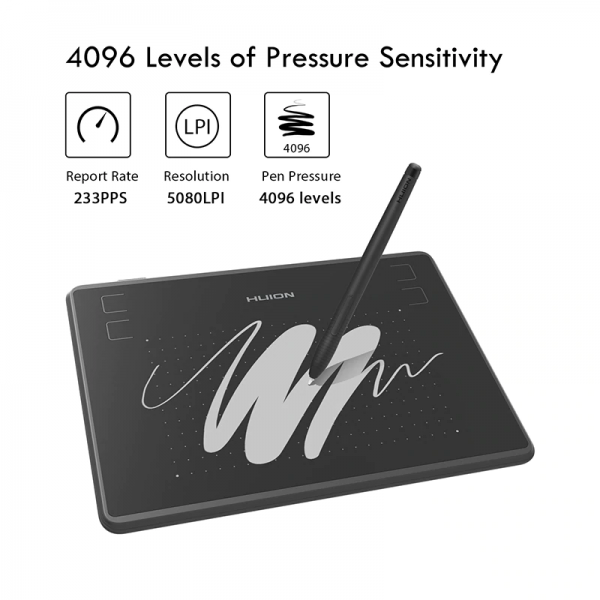 huion h430p Graphics Tablet 5