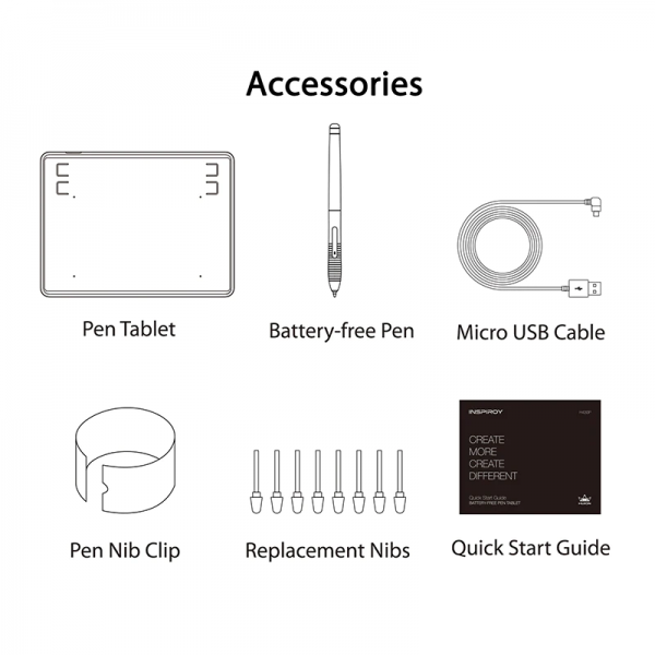 huion h430p Graphics Tablet 8