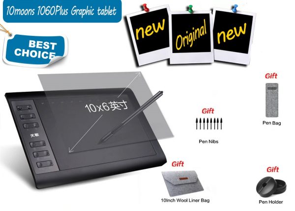 10x6-inch-1060-plus-Graphics-Tablet