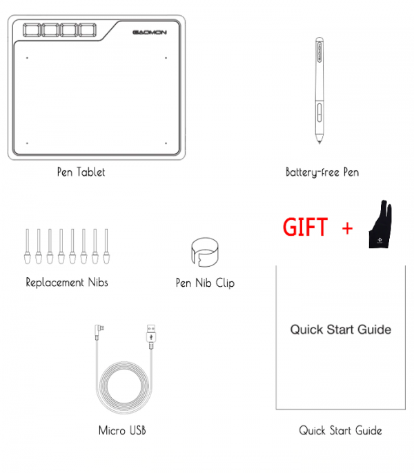 GAOMON S620 graphics tablet (10)
