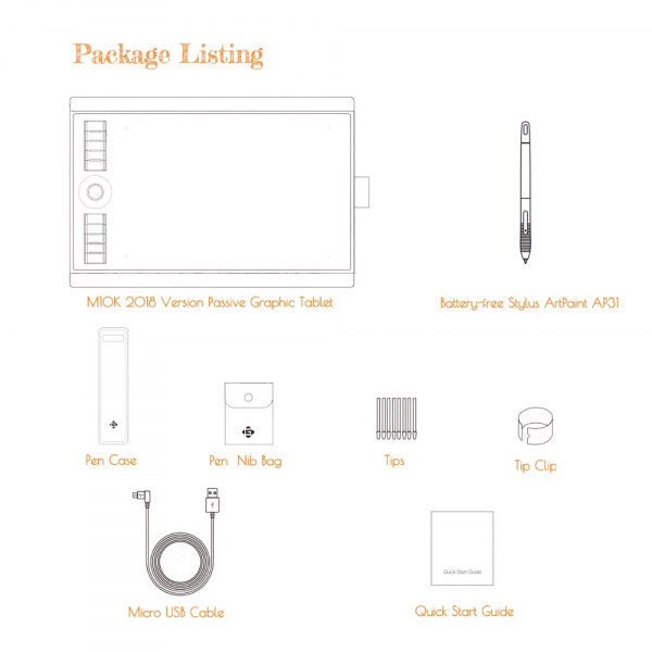 GAOMON m10k graphics tablet 2