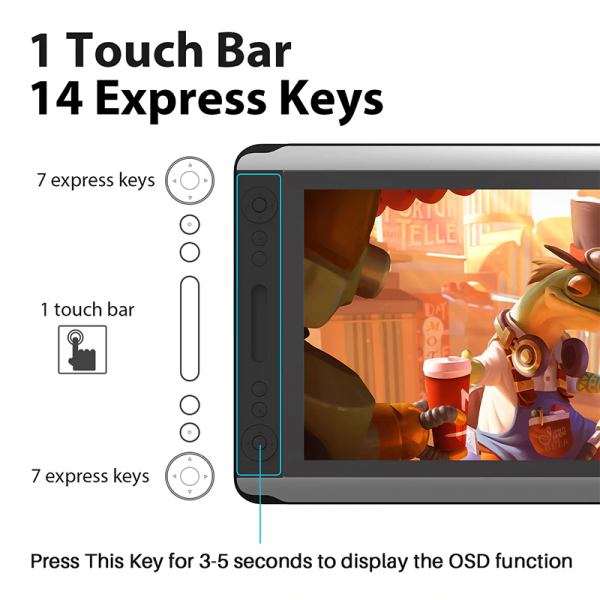 KAMVAS 16 Display monitorgraphics tablet (3)