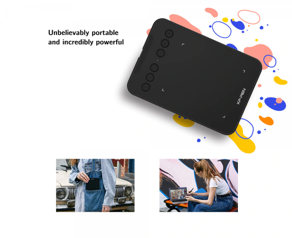 deco mini 4 xp pen graphics tablet 2