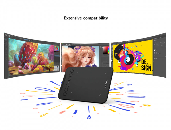 deco mini 4 xp pen graphics tablet 8