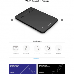 deco mini 4 xp pen graphics tablet 9