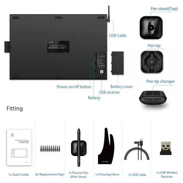 graphics tablet xp pen star 06 10