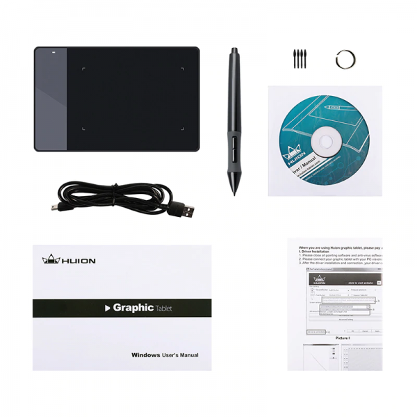 huion 420p graphics tablet 1