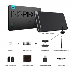 huion q620m Graphics Tablet 8