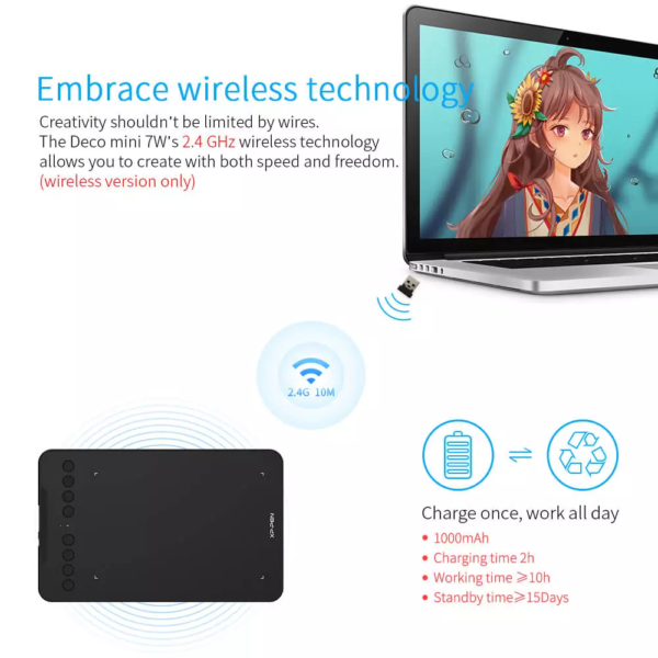 xp pen deco mini7w wirless graphic tablet 02