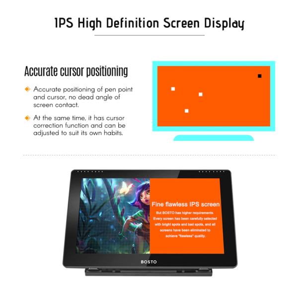 bosto bt-hdt16 with toouch screen graphics Tablet 8