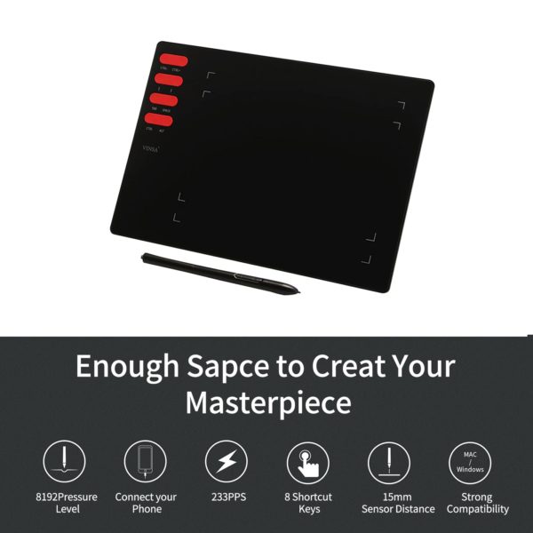 t505 graphics tablet 0