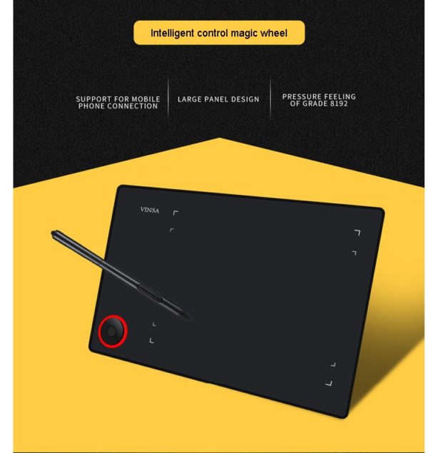 vinsa pen graphic tablet t606 22