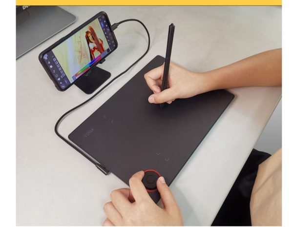 vinsa pen graphic tablet t606