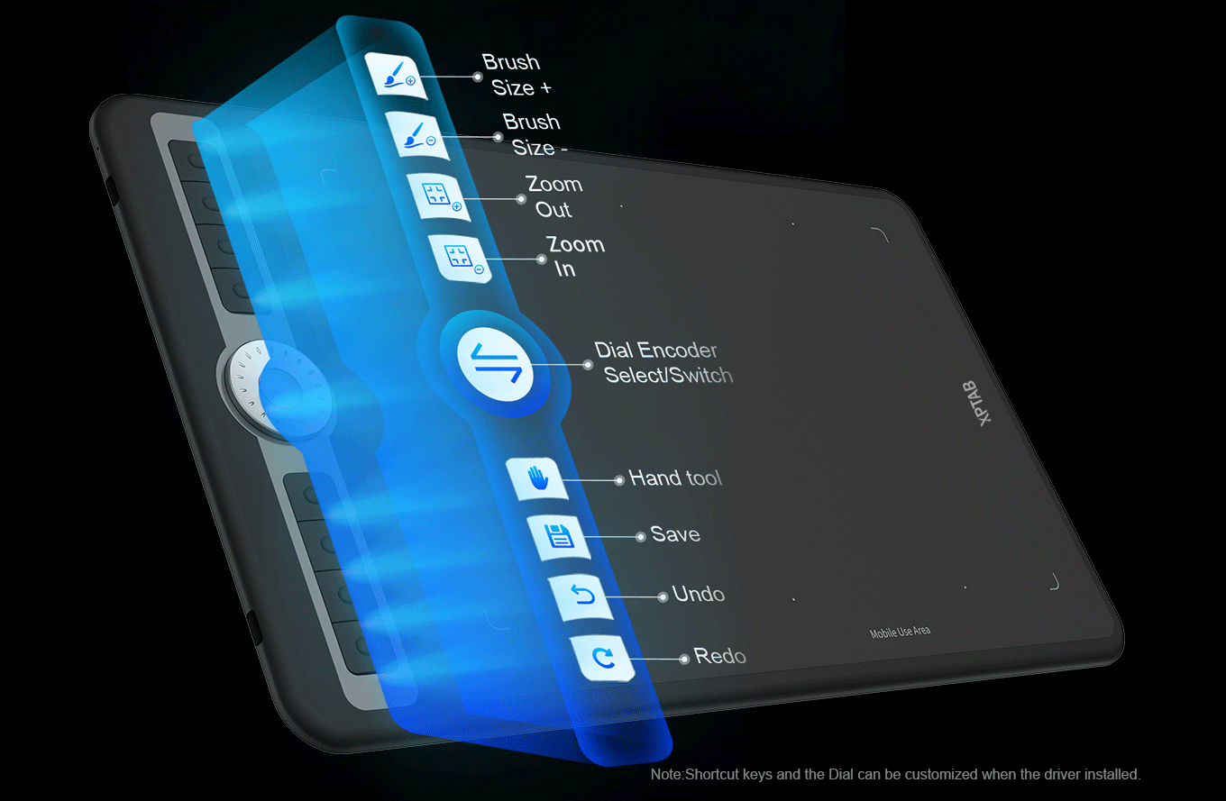 XPTAB-radial-dail-graphic-tablet-for-beginners-16k-Android-Supported-2